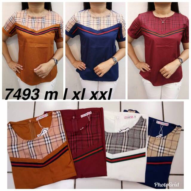 Blouse Chibi Katun Mix Katun Bolong