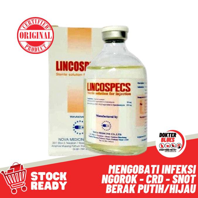 [[BISA COD]] LINCOSPECS Obat Jeksi Ayam Bangkok Obat Import Ori ORIGINAL