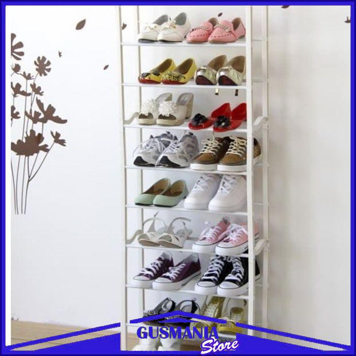 RAK SEPATU JILBAB SANDAL MULTIFUNGSI 10 TINGKAT SHOE RACK RAK SEPATU JILBAB SANDAL MULTIFUNGSI 10 TINGKAT SHOE RACK