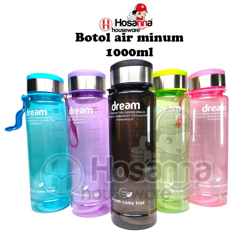 Jual Botol Minum Dream Sporty 1 Liter Bpa Free Shopee Indonesia 