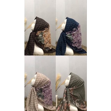 TERBARU jilbab buttonscarves kw premium