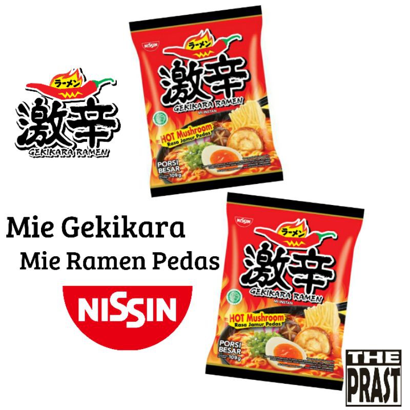 

Nissin Mie Instant Gekikara Ramen Pedas 109g