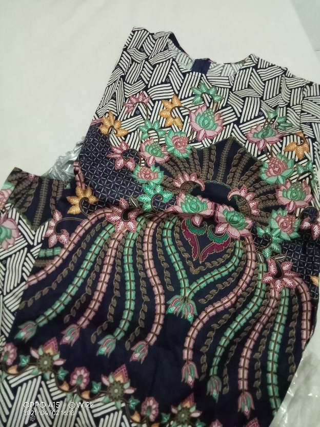 Setelan Batik Wanita Katun Stretch 994