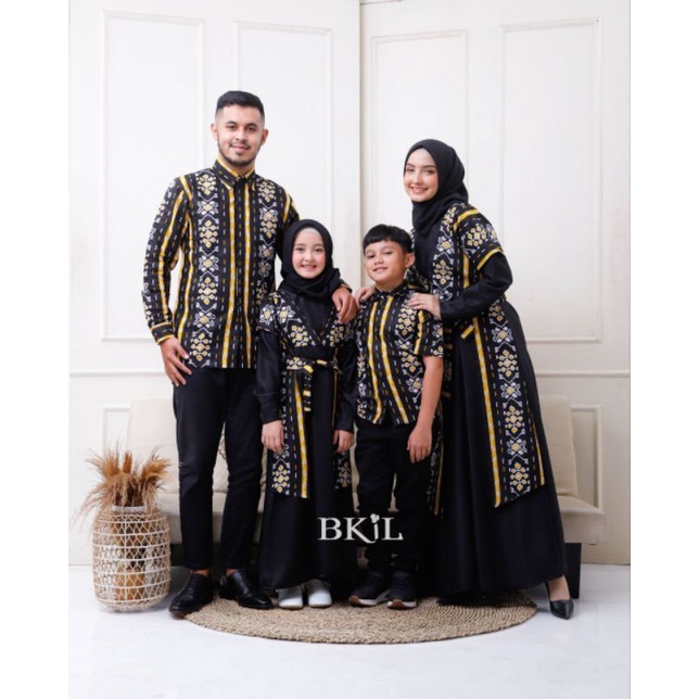 couple batik keluarga asmIrani modern, couple keluarga