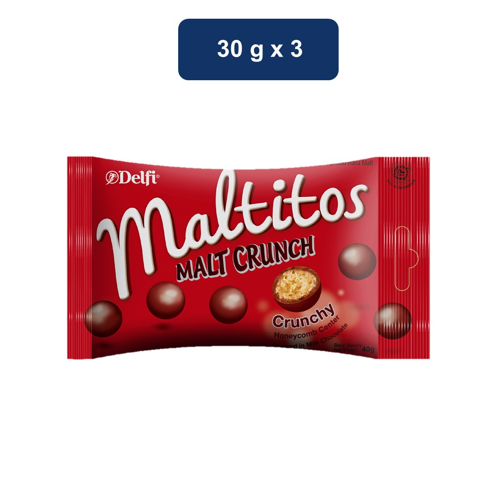 

Delfi Maltitos Cokelat 3 x 30 gr