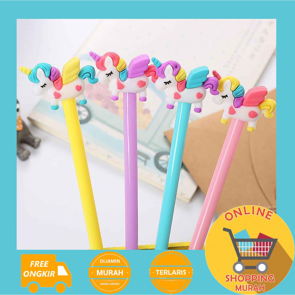 

[O.S.M] PENA UNICORN RAINBOW WINGS - PULPEN UNICORN WINGS LOVE