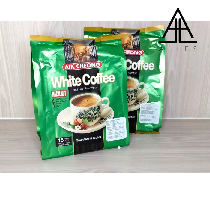 

Aik Cheong White Coffee & Hazelnut White Coffee 4 In 1 600 gram