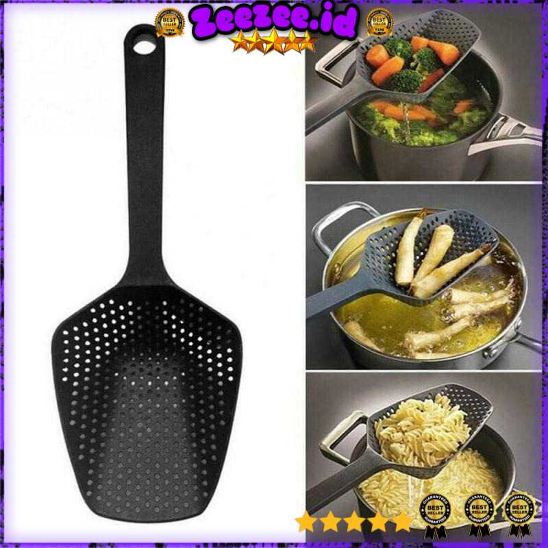 Sendok Tiris Spatula Alat Masak Goreng Dapur Fry Food Mesh Strainer- KT398