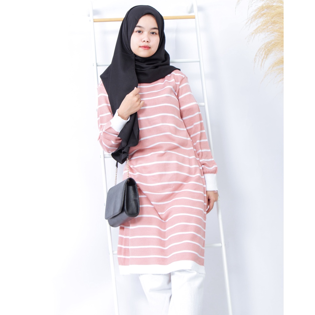 Dres Wanita Rajut  Halus HANA MOISEL TUNIC