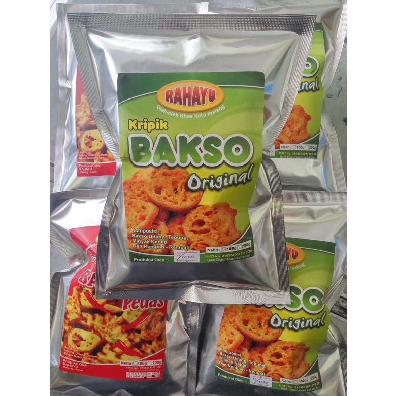 Jual Kripik Bakso Camilan Khas Kota Malang Shopee Indonesia