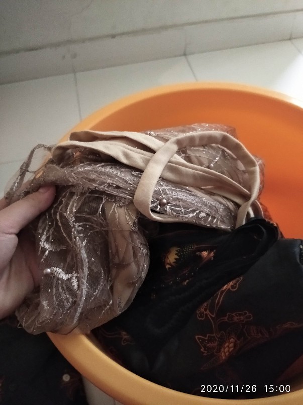 Ready 2 Warna Ada Anak! Shopashop Solo Batik Couple Brukat Tille Azurra Selendang