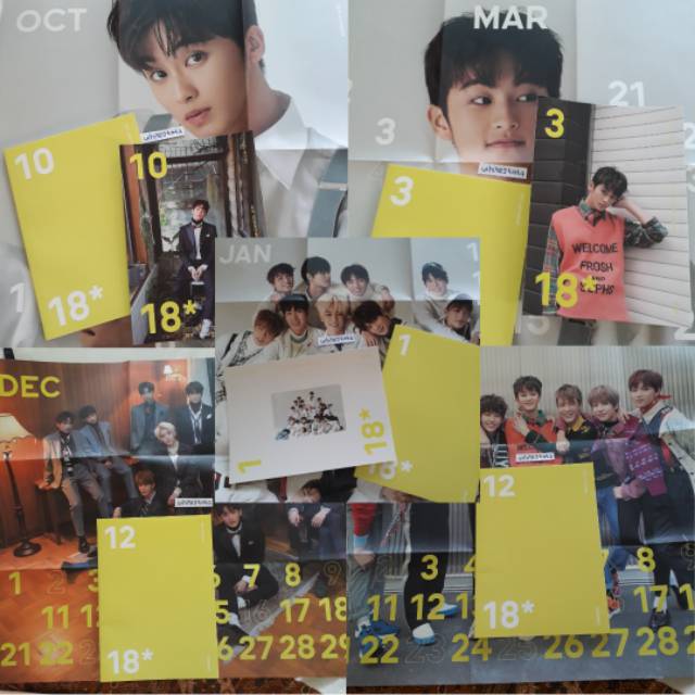 NCT 127 DREAM Seasons Greetings 2018 (SG18 SG2018) MARK OT7 OT9 OT14 set [PC,Poster,Monthly Planner]