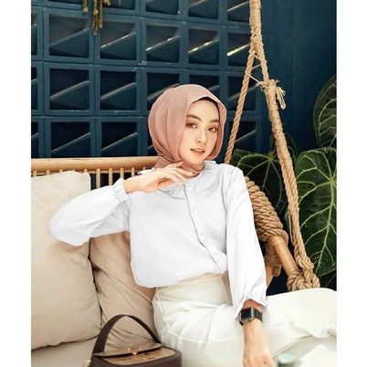 ilook | Valery Top Blouse |Atasan Wanita Blouse | Bahan creap - Fit to L-1