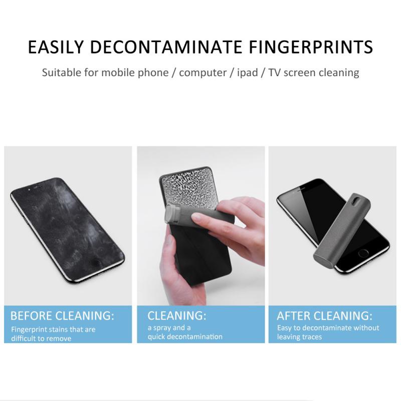 ★2 in 1★ Spray Pembersih Layar/Portable Phone Screen Cleaner Spray/Pembersih Layar LCD