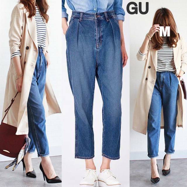 GU denim pants (garis lipatan tengah)