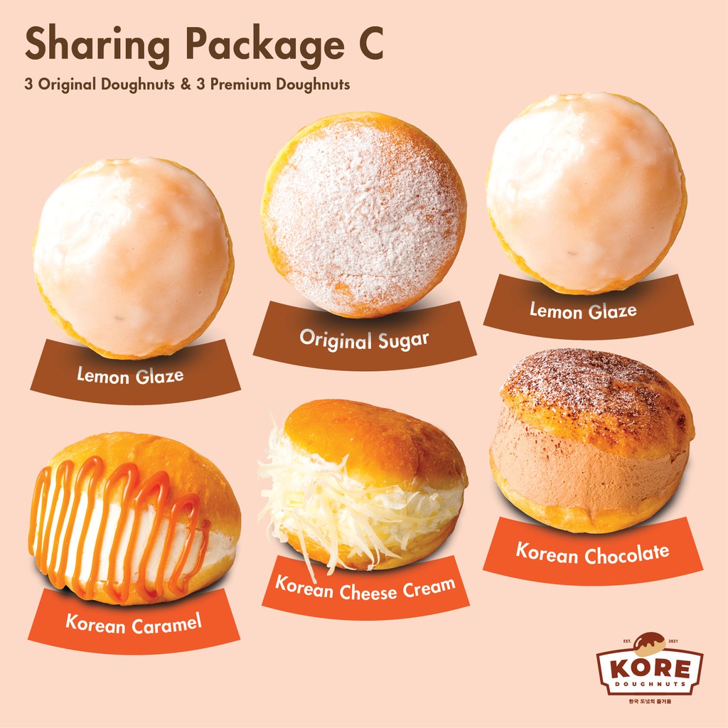 

Bomboloni Package C (3 Original & 3 Premium)