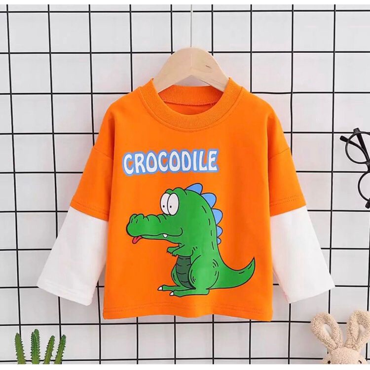 PROMO / SETELAN BAJU ANAK LAKILAKI MOTIF CROCODILE / SETELAN BAJU ANAK 6-10BLN 1-5THN / SETELAN BAJU ANAK TERBARU / SETELAN BAJU ANAK TERMURAH / SETELAN BAJU ANAK TERLARIS / SETELAN BAJU ANAK MOTIF HEWAN LAKILAKI USIA 6-10BLN 1-5THN TERBARU