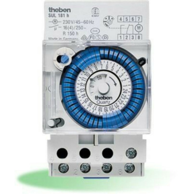 Timer Analog 24 jam THEBEN SUL181h ( Time Switch 24h)