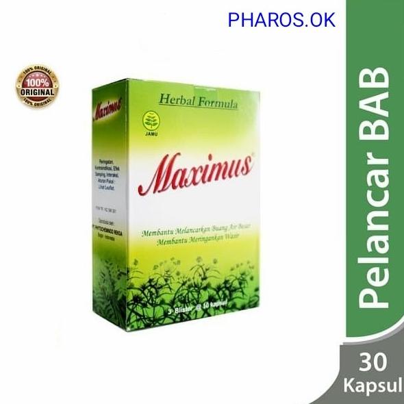 

Discount Maximus 3 Blister @10Kapsul / Obat Herbal / Dietary / Melancarkan Bab /OBAT HERBAL ASAM URAT/OBAT HERBAL PELANGSING/OBAT HERBAL KOLESTEROL/OBAT HERBAL DIABETES