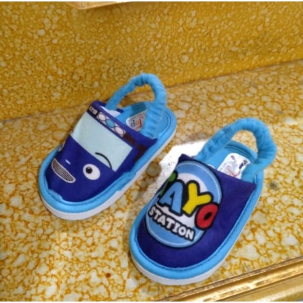 Sandal Baby Bapau Motif Tayo