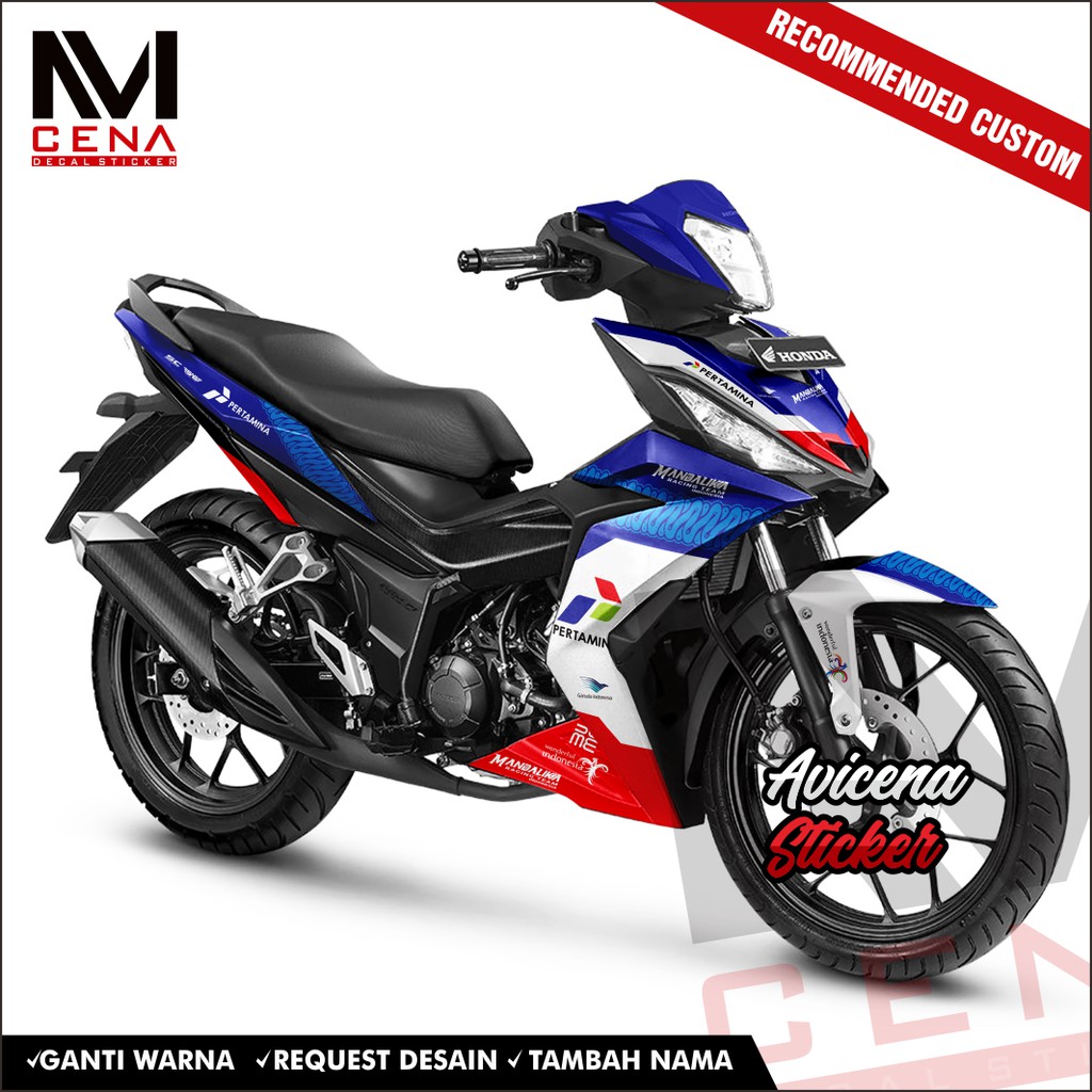 Sticker Decal Honda Supra GTR 150 Decal Sticker Supra GTR Sticker Striping Decal Supra GTR Mandalika