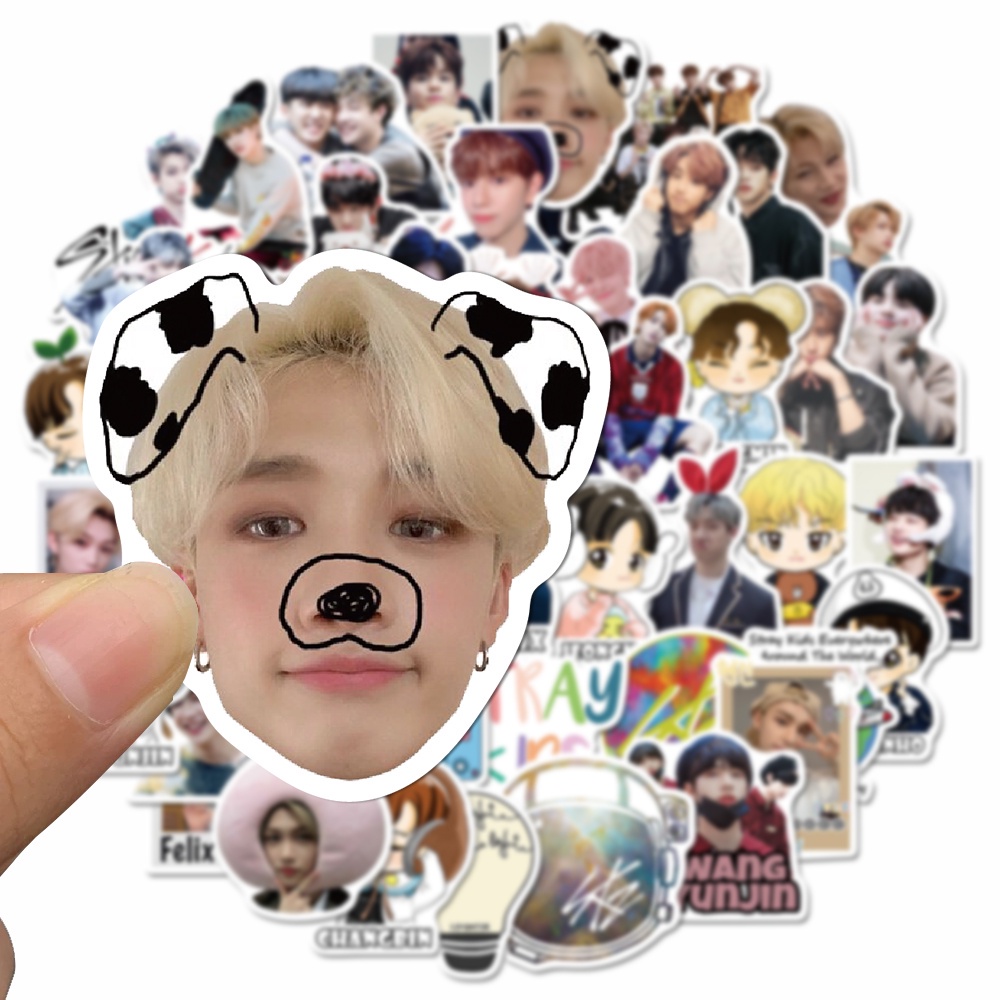 [In stock] 50pcs Stary kids funny stickers personalized decoration hand account stickers box computer waterproof stickers