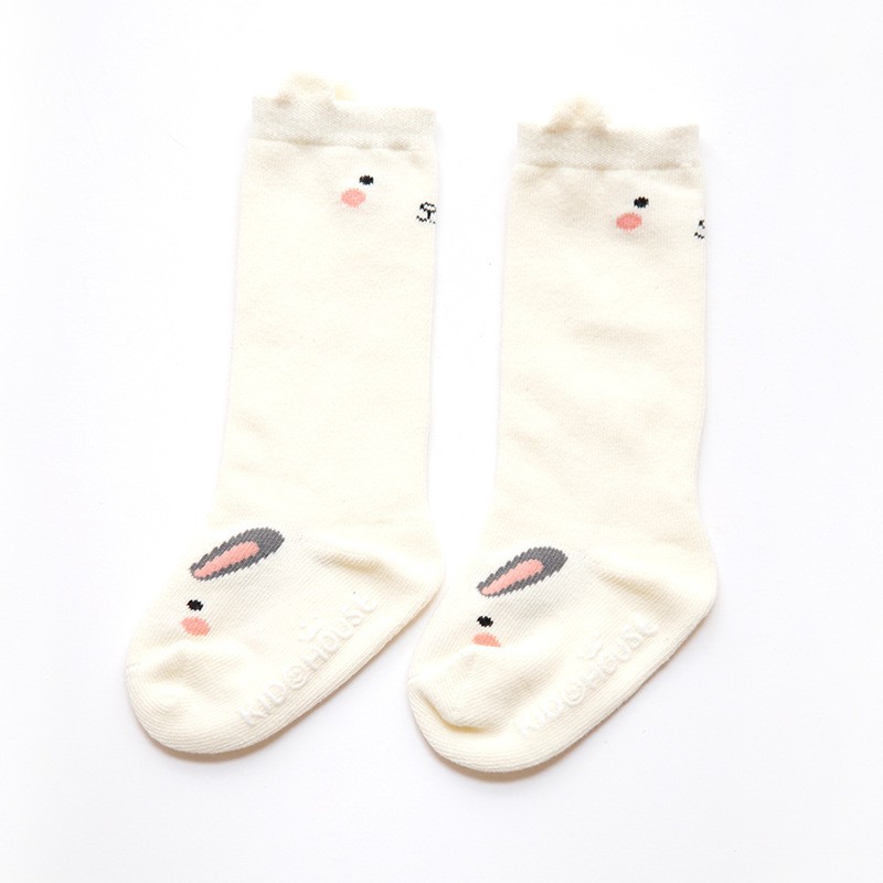 [1KG 35PCS] LBS Kaos Kaki Korea Bayi Lucu Panjang PREMIUM / Kaos Kaki Anti Slip Panjang