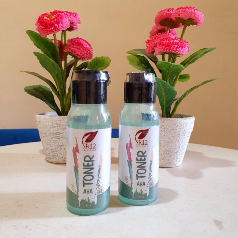 TONER AHA SR12/toner Eksfoliasi kulit wajah/toner flek hitam