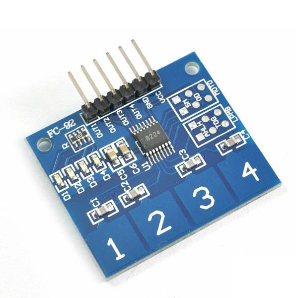 TTP224 Capacitive Touch Sensor Module 4 Channel Digital Switch