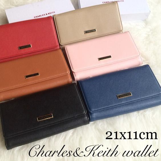 Dompet CHARLES KEITH ck panjang +  BOX