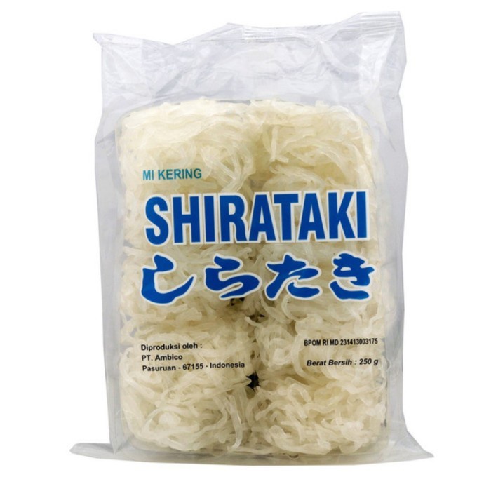 

Shirataki Local Dry 250Gr