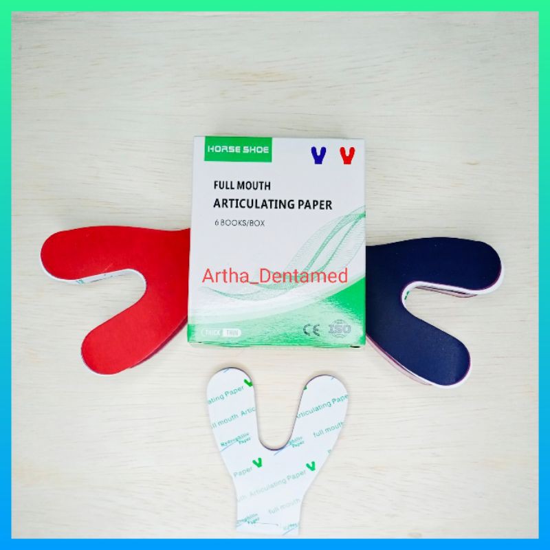 ARTICULATING PAPER FULL MOUTH DENTAL 1 PCS