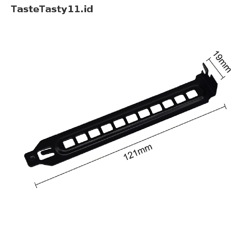 Tastetasty 2Pcs Cover Slot PCI Anti Debu Filter Ventilasi Kipas Pendingin Komputer PCI