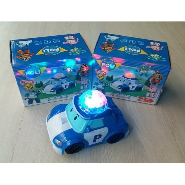 Hot Toys Mobil Bump and Go Robocar Poli 3D Light