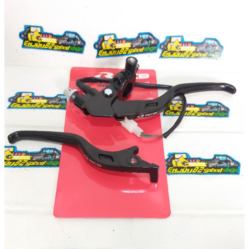 Sepasang Handle rem kanan Handle kopling kiri / rem asli Rcb Racing Boy