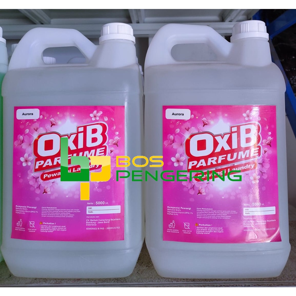 Pewangi Pakaian Laundry - OxiB Parfum Aroma Aurora 5 Liter Fresh Tahan Lama