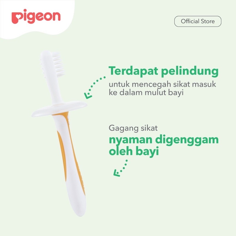 PIGEON Training Toothbrush Lesson-2 / Sikat Gigi Bayi Sikat Gigi Step 2