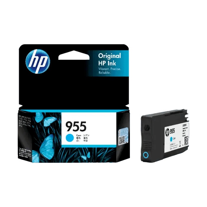 Tinta HP 955XL cyan Original . tinta printer HP ori 955XL Colour