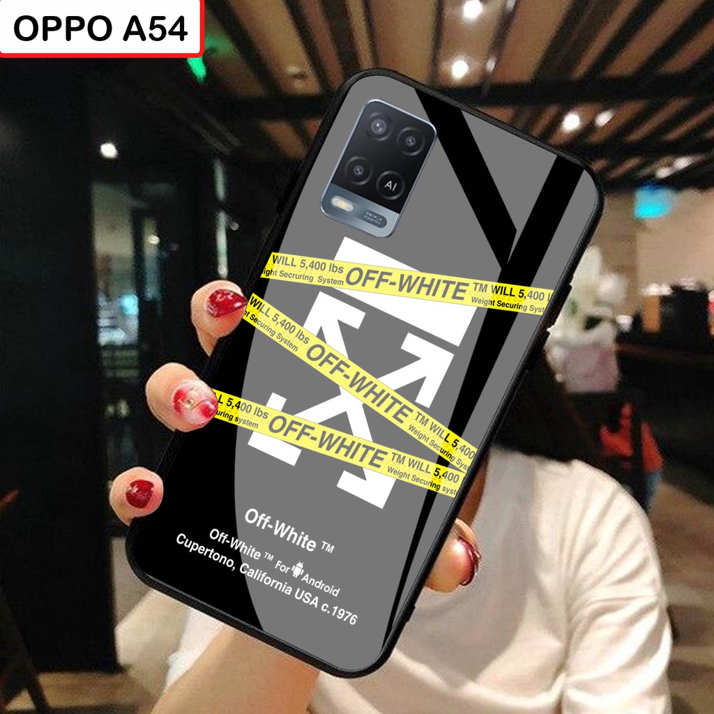 Softcase Glass Kaca OPPO A54 - Casing HP OPPO A54 [ S51 ].