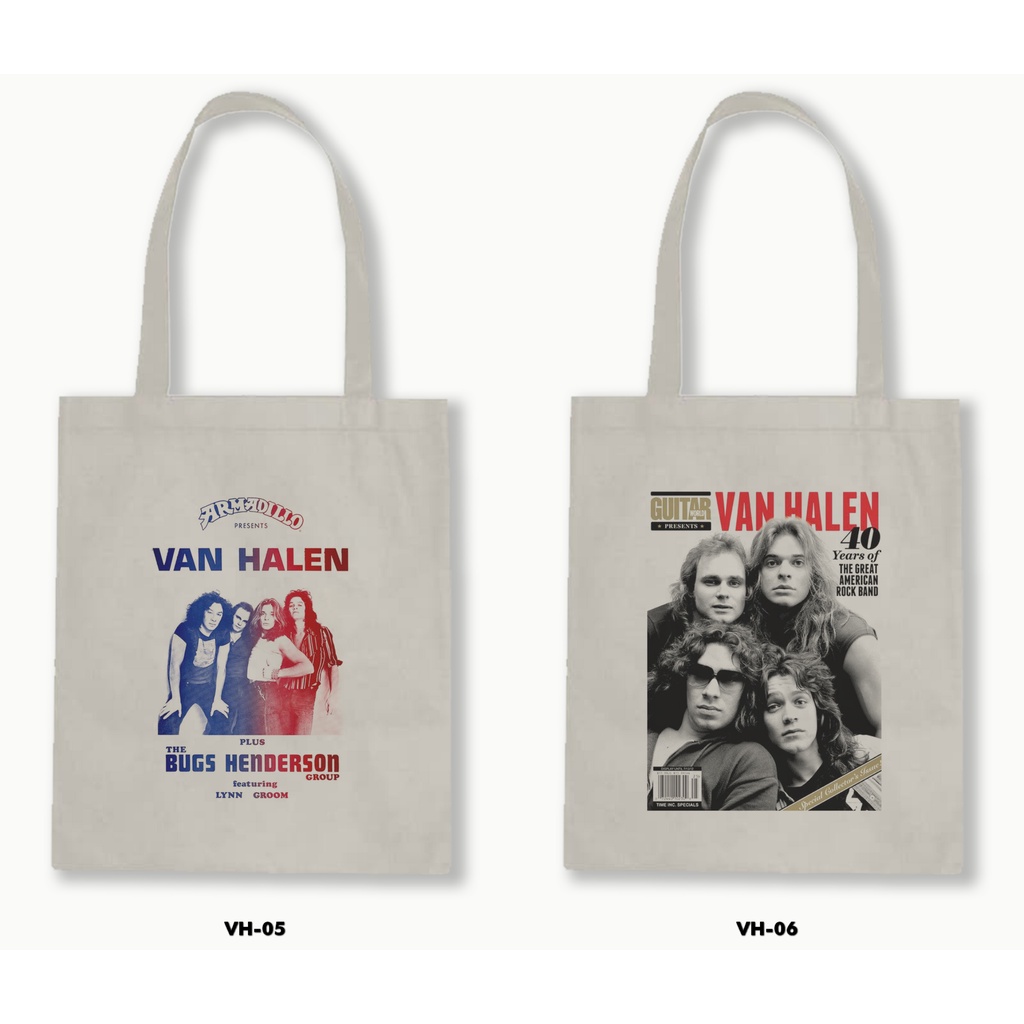 TOTE BAG BLACU - VAN HALEN