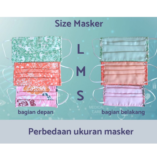 Masker Kain Anak Batik