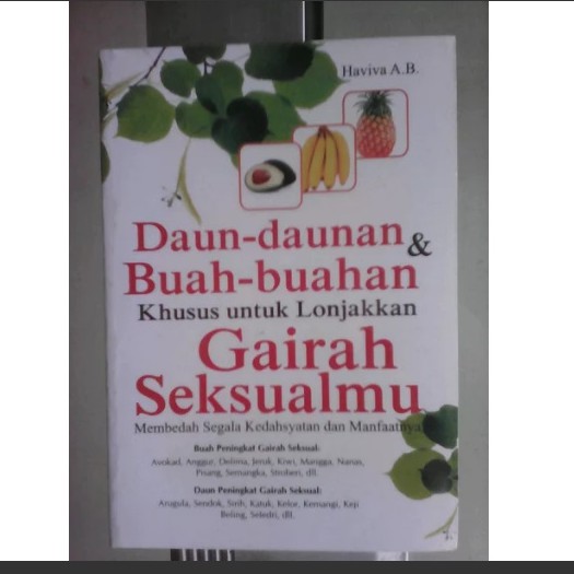 Buku Daun dan Buah untuk Gairah Seksualmu