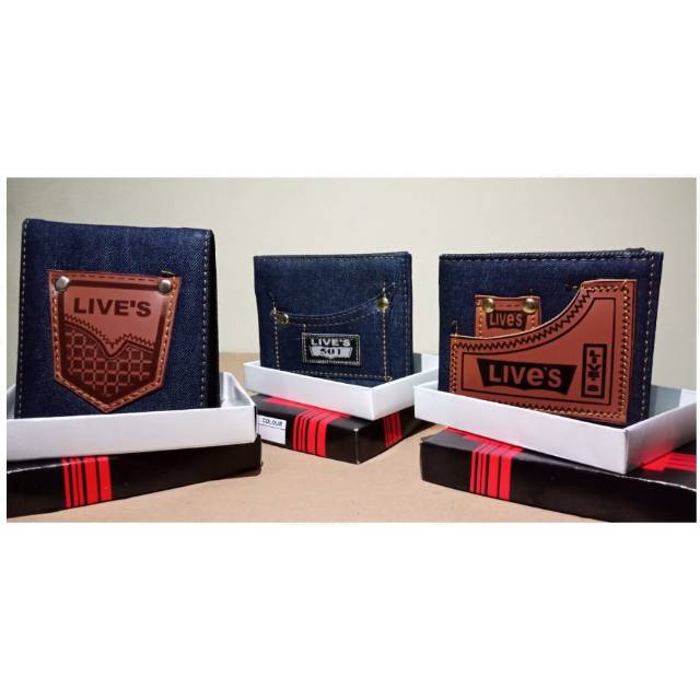 Dompet Lipat Pria DENIM CRAZZZY PROMO