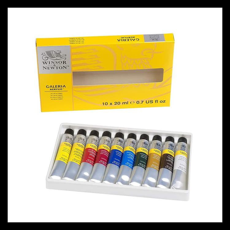 

Diskon Winsor & Newton Galeria Acrylic Paint 10 X 20Ml Tube Set