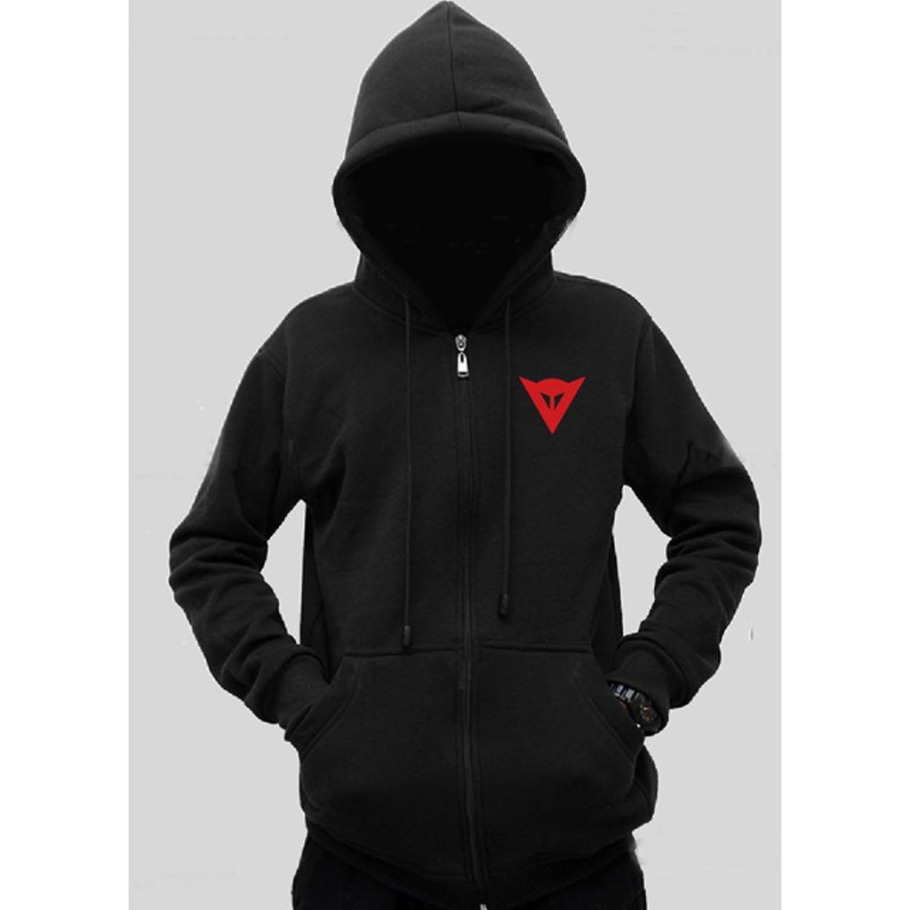 Zipper Hoodie Dainese Hitam