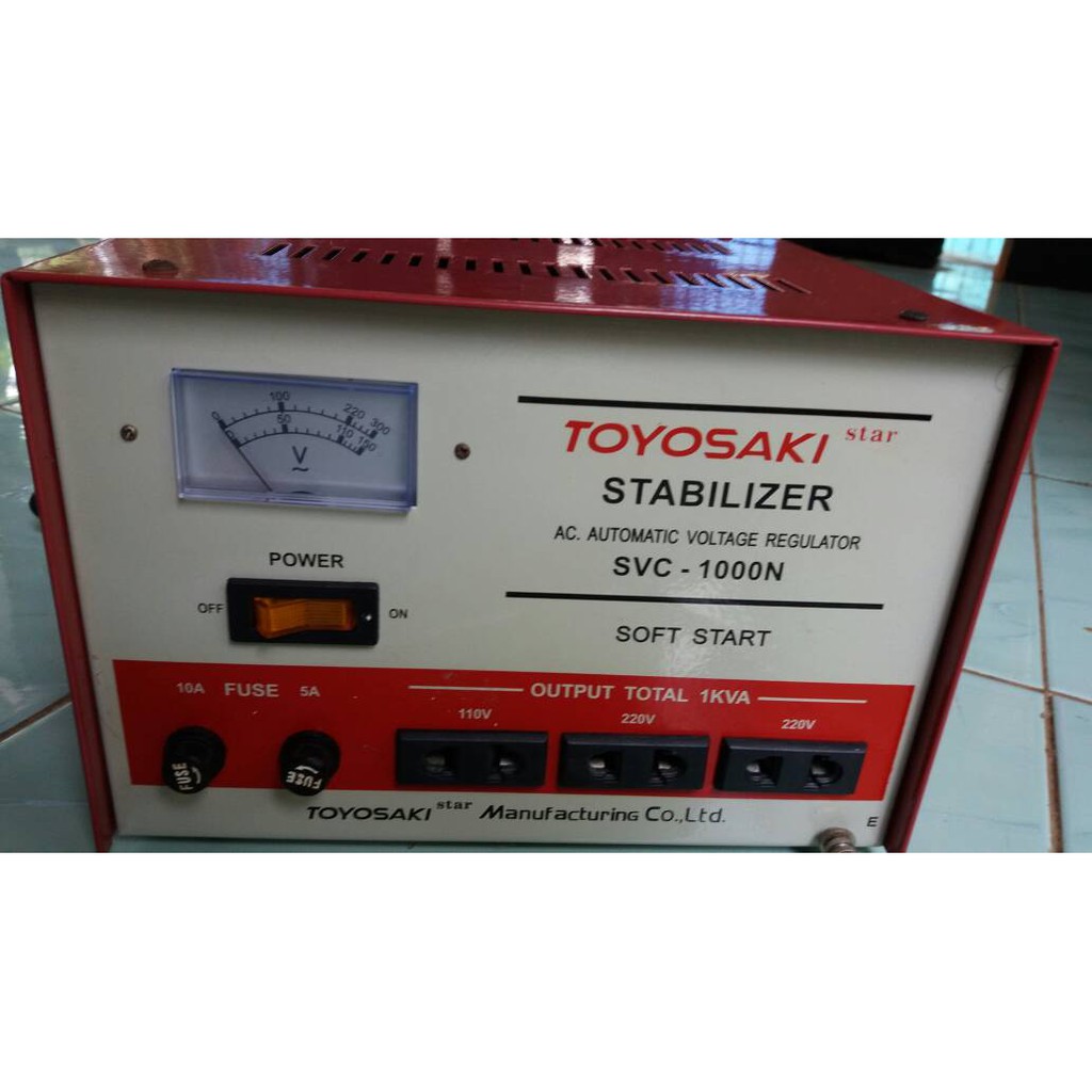 STABILIZER TOYOSAKI SVC 1000N ORIGINAL 1000V 1000 Watt