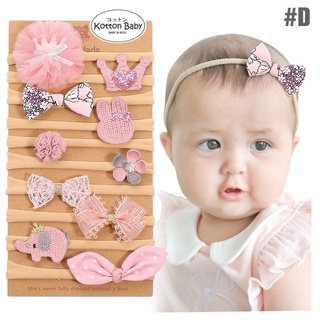 0-3 thn | Bandana bayi headband premium import pita anak perempuan catalog D