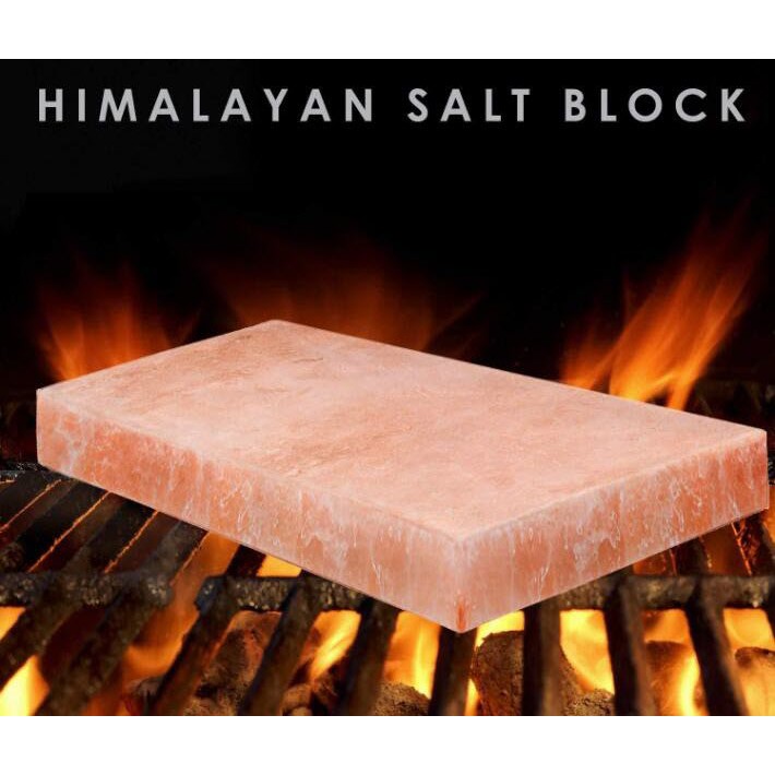 Nature Concept Himalayan Salt Plate Block Grilling BBQ Cooking Serving Platter Pemanggang Garam Himalaya