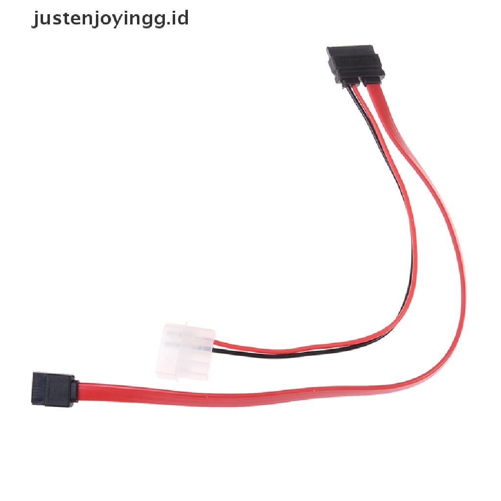 Kabel power SATA DVD + RW Drive 7 + 6 Pin slimline Untuk PC