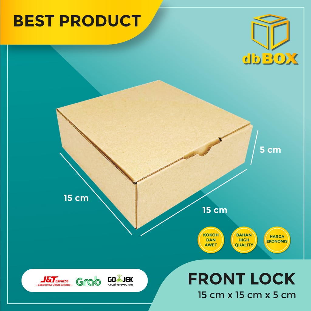 

(10 Pcs) Kardus uk. 15x15x5 cm...Die Cut untuk kotak Aksesoris dll, model box pizza